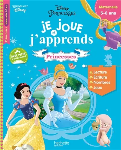 Princesses : je joue et j'apprends : maternelle 5-6 ans