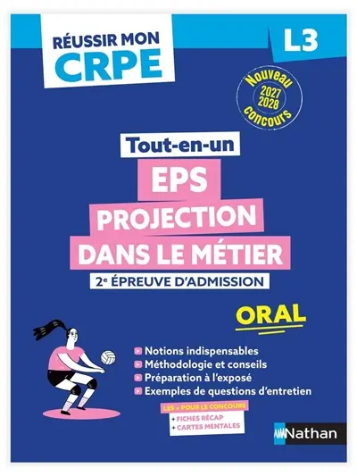 EPS et projection dans le métier : 2de épreuve d'admission, oral L3 : nouveau concours 2027-2028