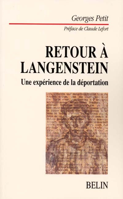 Retour à Langenstein : une expérience de la déportation