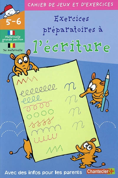 Exercices préparatoires à l'écriture maternelle Grande section-3e maternelle, 5-6 ans