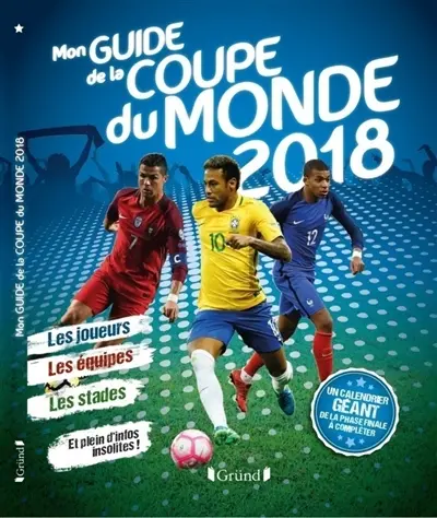 Mon guide de la Coupe du monde 2018 : les joueurs, les équipes, les stades et plein d'infos insolites !