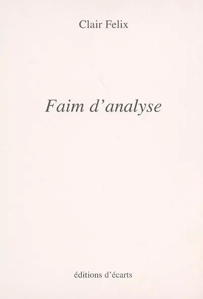 Faim d'analyse