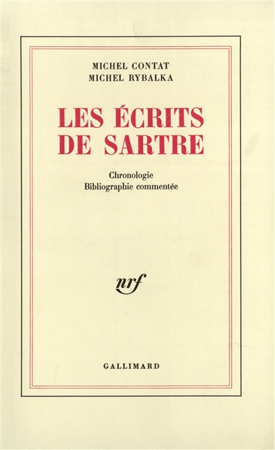 Les Ecrits de Sartre