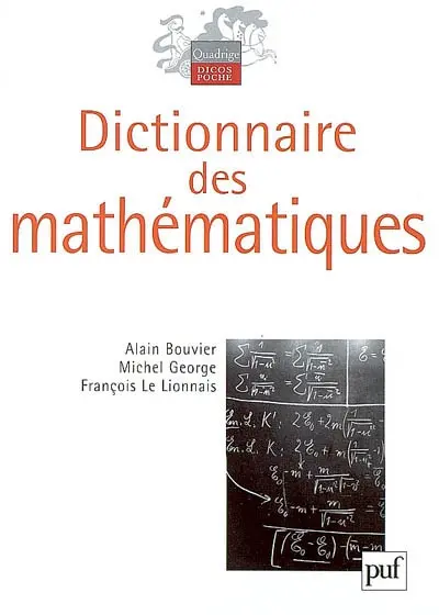 Dictionnaire des mathématiques