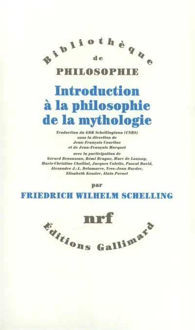 Introduction à la philosophie de la mythologie