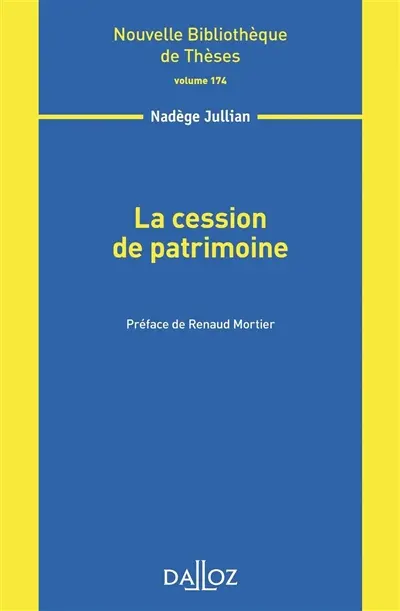 La cession de patrimoine