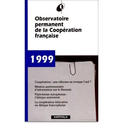 Rapport 1999 : la réforme de la coopération, la coopération éducative