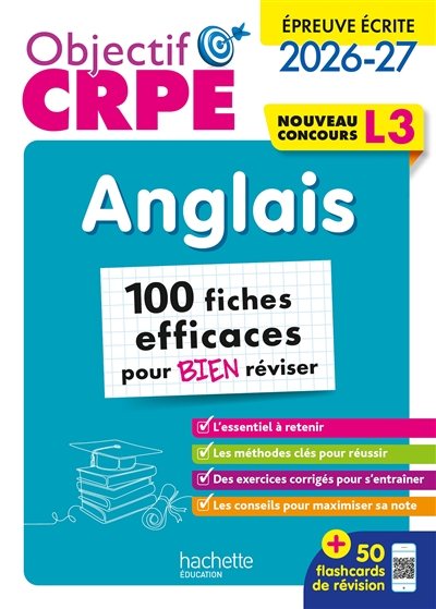Anglais : 100 fiches...