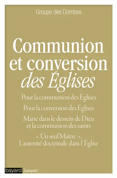Communion et conversion des Eglises