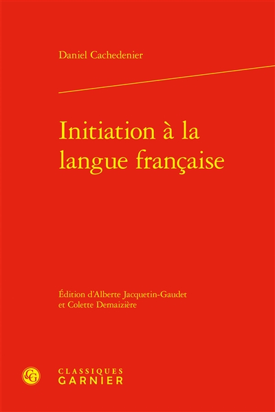 Initiation à la langue française