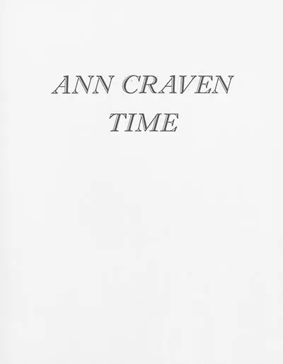 Time, Ann Craven : exposition, Poitiers, Le confort moderne, du 28 mai au 24 août 2014