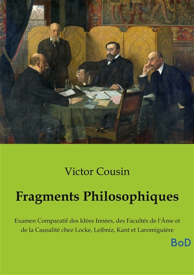 Fragments Philosophiques :...