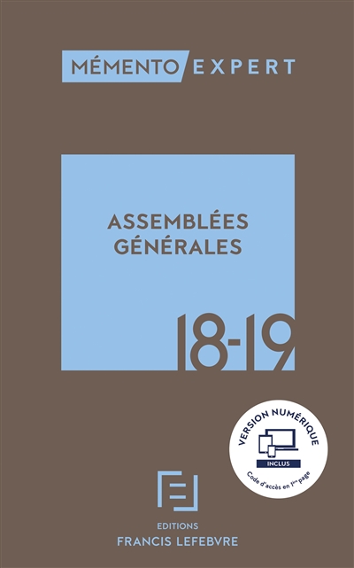 Assemblées générales 2018-2019
