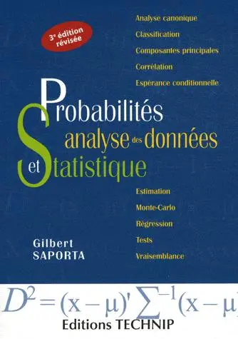 Probabilités, analyse des données et statistique