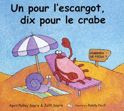 Un pour l'escargot, dix pour le crabe : combien de pieds ?