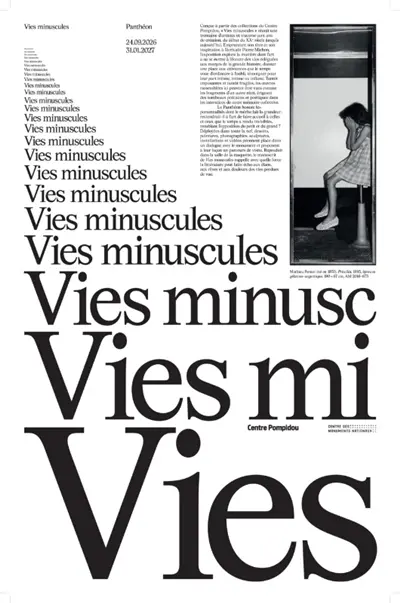 Vies minuscules : journal