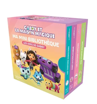 Gabby et la maison magique : les amis de Gabby : ma mini bibliothèque
