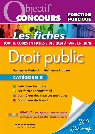 Droit public : catégorie B