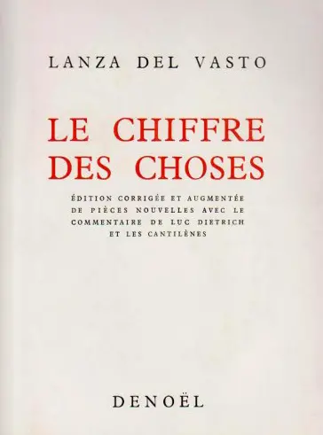 Le Chiffre des choses