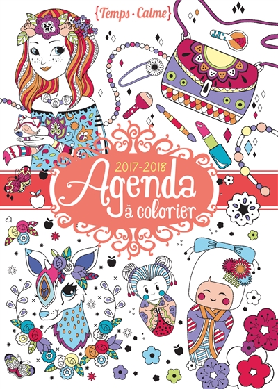 Agenda à colorier : 2017-2018