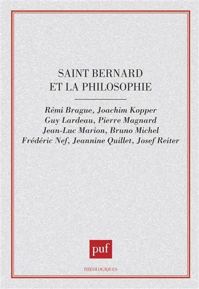 Saint Bernard et la philosophie