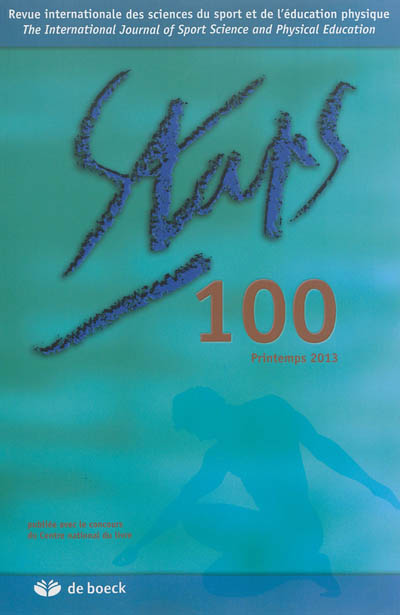Staps, n° 100. Printemps 2013