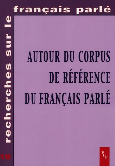 Autour du Corpus de référence du français parlé