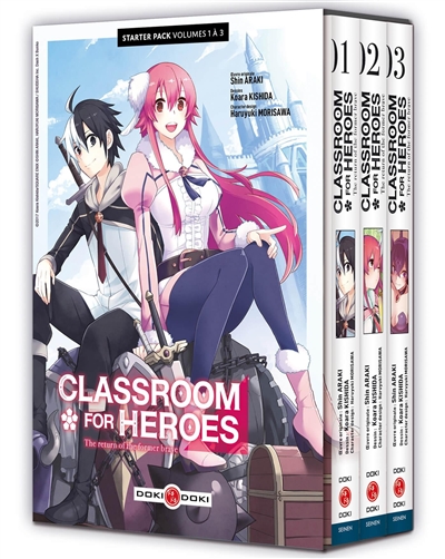 Classroom for heroes : starter pack volumes 1 à 3