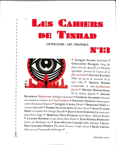 Les cahiers de Tinbad, n° 13