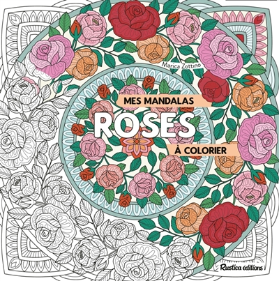 Mes mandalas roses à colorier