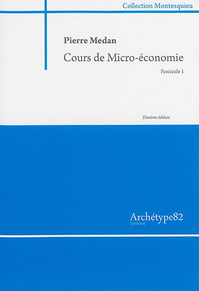 Cours de microéconomie