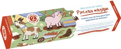 Mes sets de table pinceau magique : La ferme