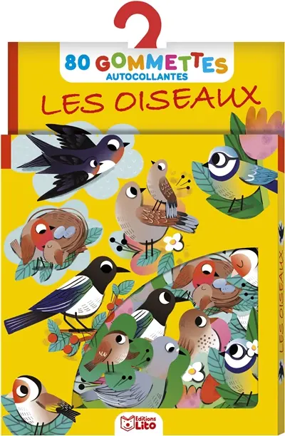 Les oiseaux : 80 gommettes autocollantes