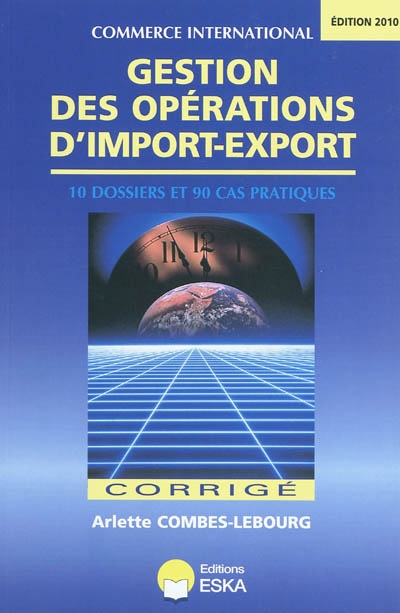 Gestion des opérations d'import-export : corrigé