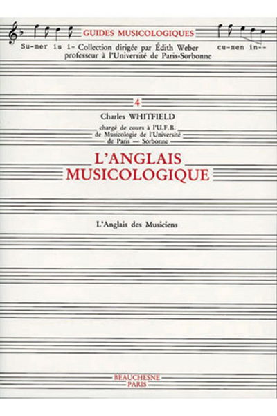 L'anglais musicologique