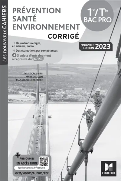 Prévention, santé, environnement 1re, terminale bac pro : corrigé