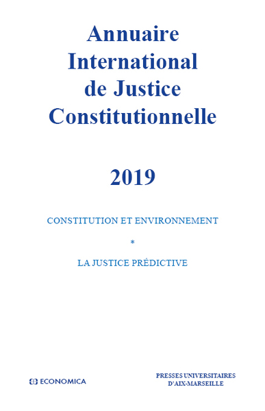 Annuaire international de justice constitutionnelle. Vol. 35. 2019