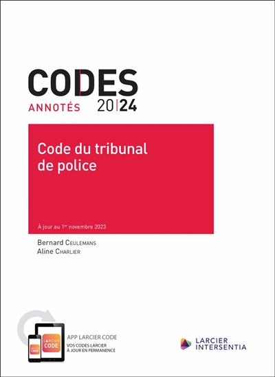 Code du tribunal de police 2024