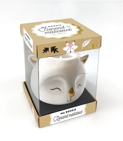 Ma bougie renard malicieux et doux