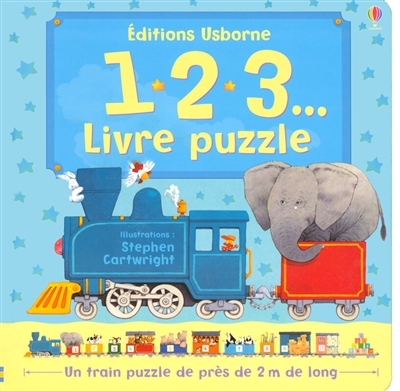 1, 2, 3 livre puzzle : un train puzzle de près de 2 m de long
