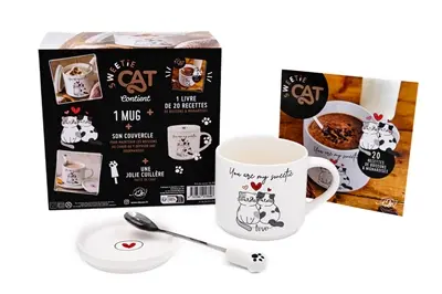 Sweetie cat : 20 recettes de boissons & mignardises : coffret blanc
