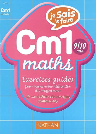 Maths CM1 : exercices