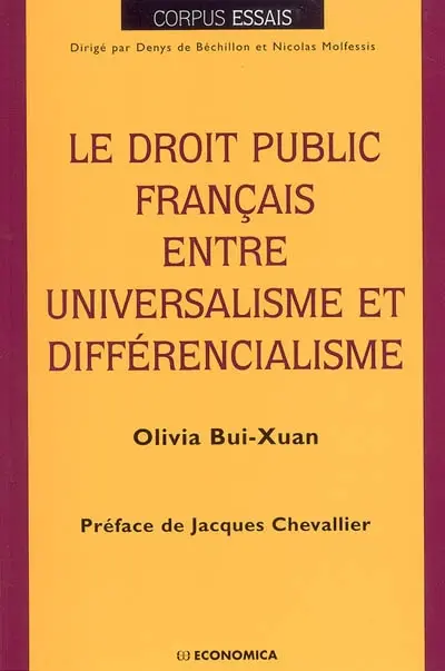 Le droit public français entre universalisme et différencialisme