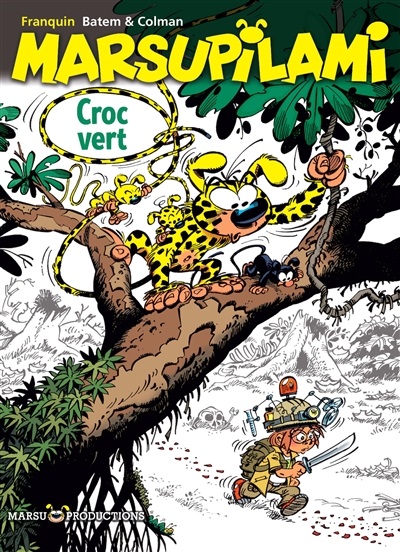 marsupilami croc vert