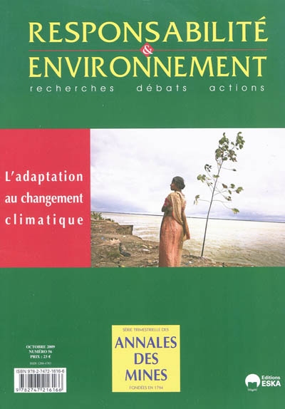 Responsabilité et environnement, n° 56. L'adaptation au changement climatique