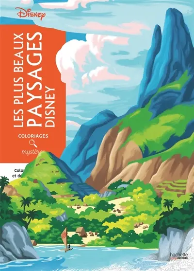 Coloriages mystères Disney : Les plus beaux paysages Disney