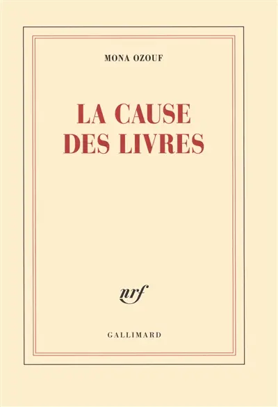 La cause des livres