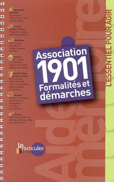 Association 1901 formalités et démarches