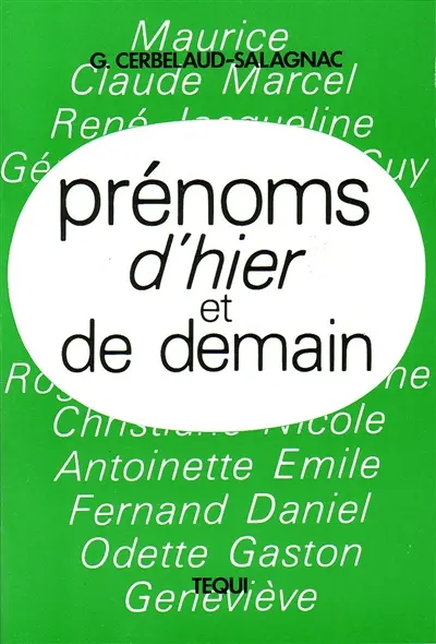 Prénoms d'hier et de demain