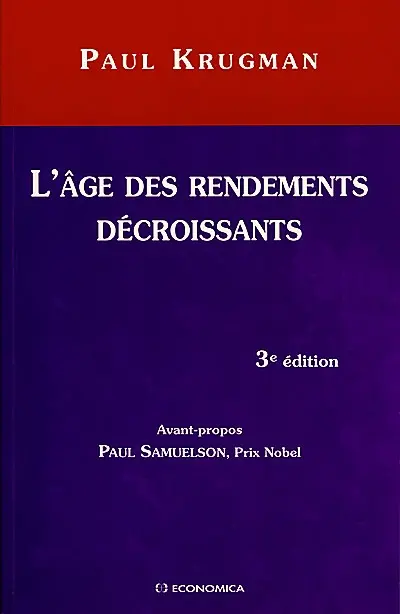 L'âge des rendements décroissants
